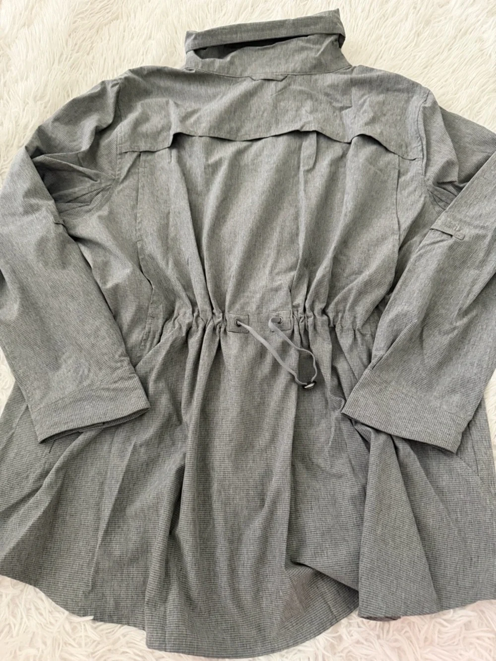 Duluth Trading Co Men’s 1X Gray Utility Shirt Jacket Stretch Button Up